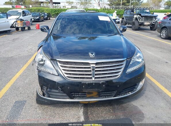 KMHGH4JH2GU102255 2016 HYUNDAI EQUUS Black Вид щитка приладів