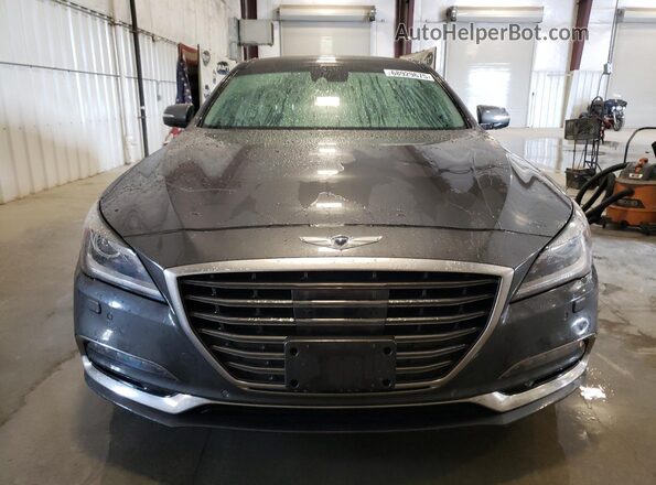 KMHGN4JEXJU242365 2018 GENESIS G80 Серый 