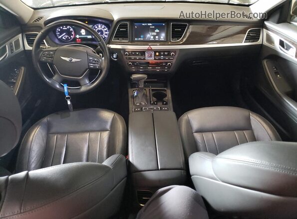 KMHGN4JEXJU242365 2018 GENESIS G80 Серый 