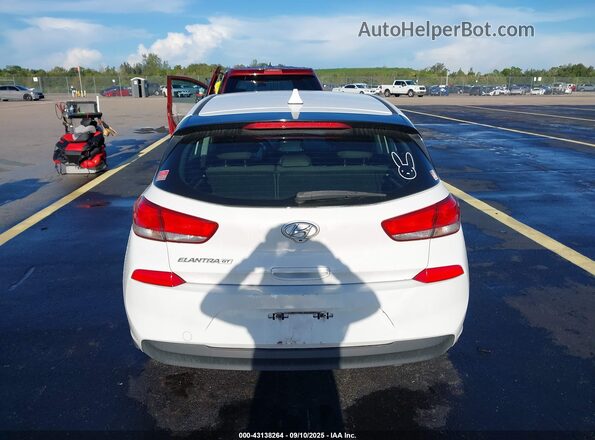 KMHH35LE0JU016526 2018 HYUNDAI ELANTRA GT White 
