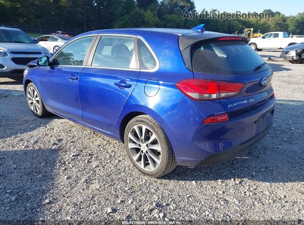 KMHH35LE1KU099076 2019 HYUNDAI ELANTRA GT Blue Trasero izquierdo