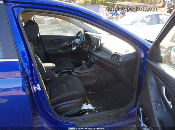 KMHH35LE1KU099076 2019 HYUNDAI ELANTRA GT Blue Vista interior delantera