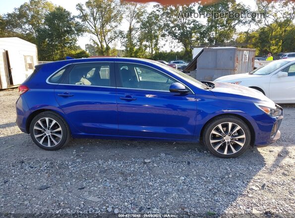 KMHH35LE1KU099076 2019 HYUNDAI ELANTRA GT Blue Vista interior trasera