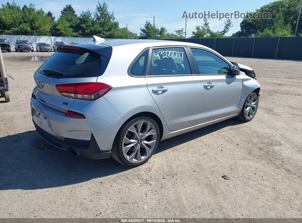 KMHH55LC4LU143744 2020 HYUNDAI ELANTRA GT Silver Trasero derecho