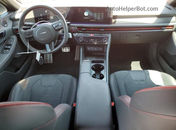 KMHL54JCXRA352889 2024 HYUNDAI SONATA Red Vista del salpicadero
