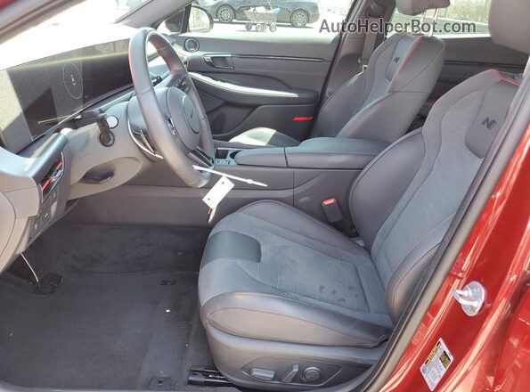 KMHL54JCXRA352889 2024 HYUNDAI SONATA Red Vista interior delantera