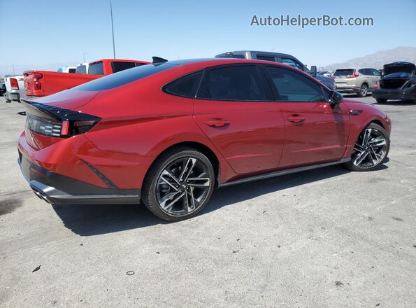 KMHL54JCXRA352889 2024 HYUNDAI SONATA Red Trasero derecho