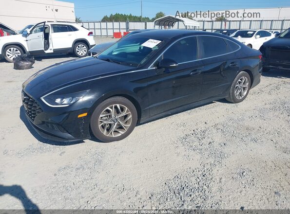 KMHL64JA2MA145031 2021 HYUNDAI SONATA Black Front left