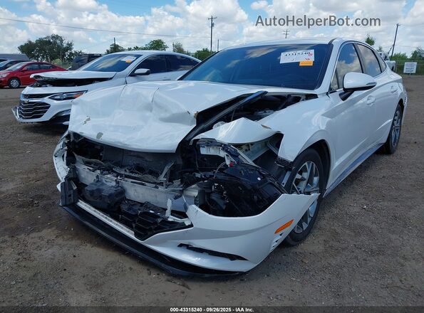 KMHL64JA2NA210266 2022 HYUNDAI SONATA Белый Вид спереди