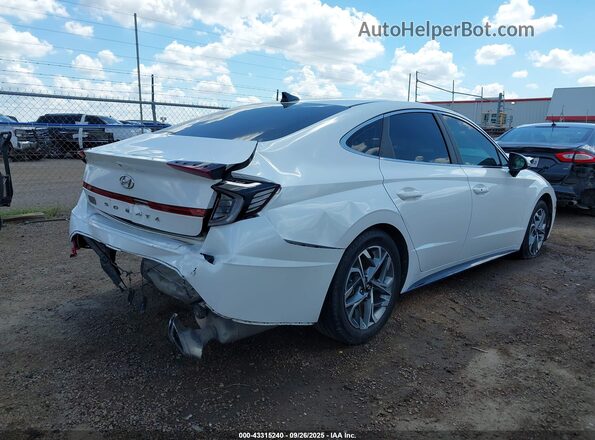 KMHL64JA2NA210266 2022 HYUNDAI SONATA Белый Задняя правая четверть