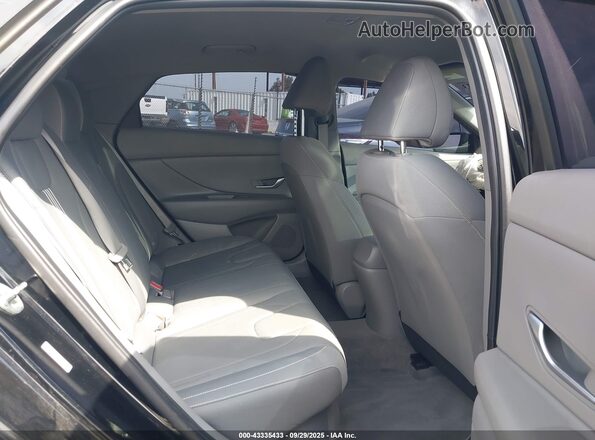 KMHLM4AJ2PU037596 2023 HYUNDAI ELANTRA HYBRID Черный Вид наклейки с VIN-кодом