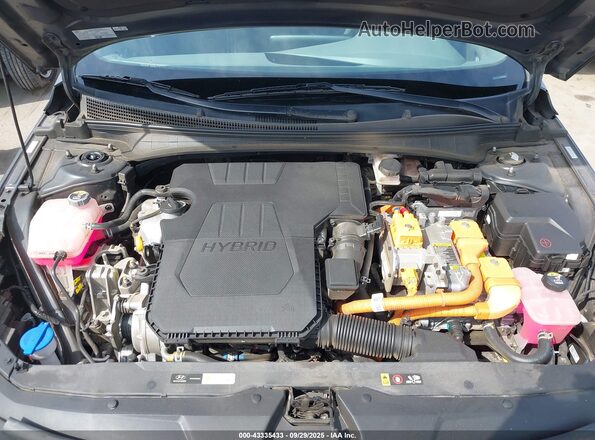 KMHLM4AJ2PU037596 2023 HYUNDAI ELANTRA HYBRID Черный Вид сзади