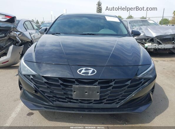 KMHLM4AJ2PU037596 2023 HYUNDAI ELANTRA HYBRID Черный Вид щитка приборов