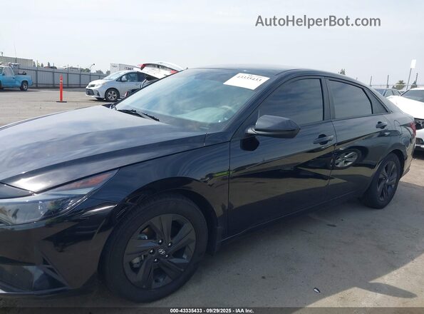 KMHLM4AJ2PU037596 2023 HYUNDAI ELANTRA HYBRID Черный Панорамный вид салона 360°