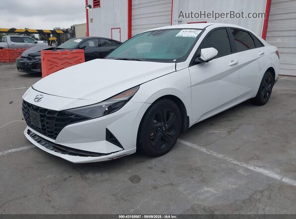 KMHLM4AJ7PU047007 2023 HYUNDAI ELANTRA White Vista tres cuartos delantera izquierda