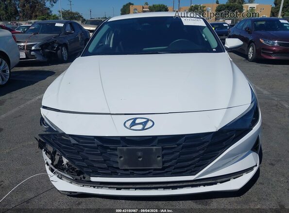 KMHLM4AJ7PU047007 2023 HYUNDAI ELANTRA White Vista del cuadro de instrumentos