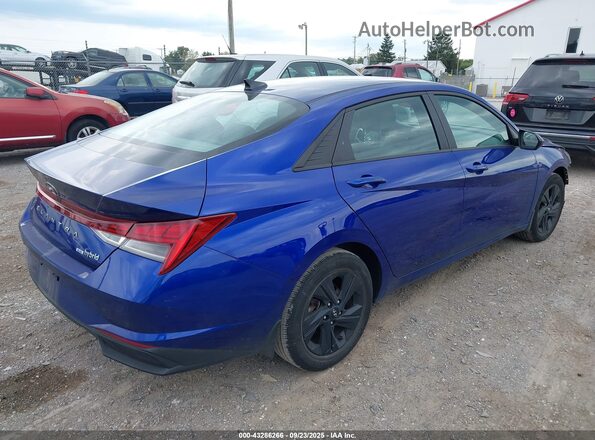 KMHLM4AJ8PU055116 2023 HYUNDAI ELANTRA HYBRID Blue 