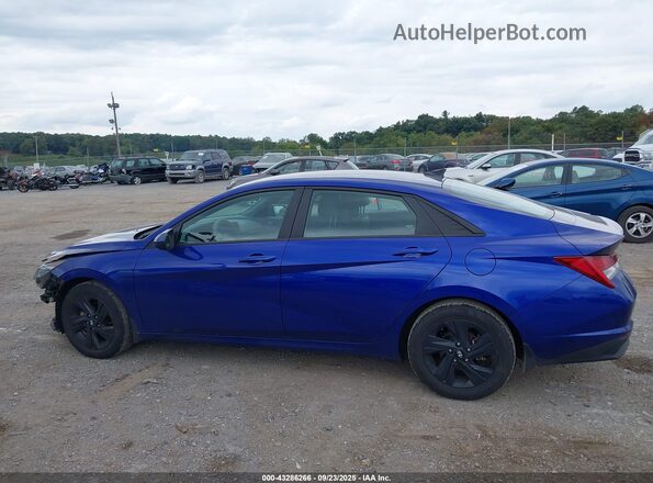 KMHLM4AJ8PU055116 2023 HYUNDAI ELANTRA HYBRID Blue 