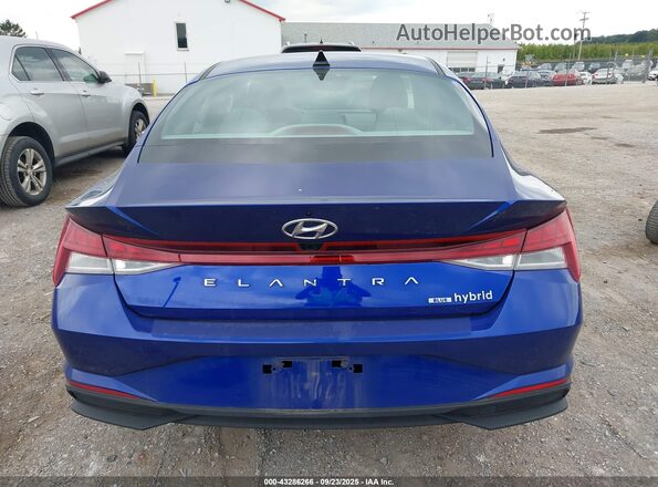 KMHLM4AJ8PU055116 2023 HYUNDAI ELANTRA HYBRID Blue 