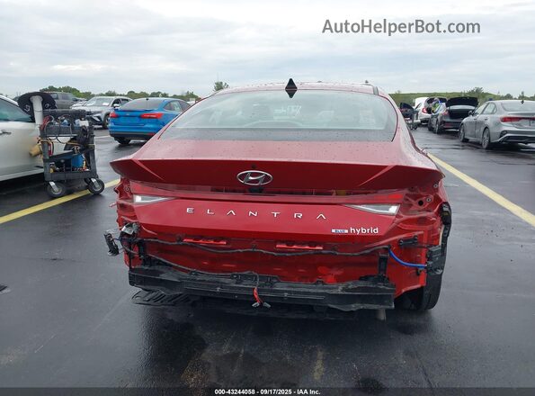 KMHLM4AJ9PU069901 2023 HYUNDAI ELANTRA HYBRID Red 