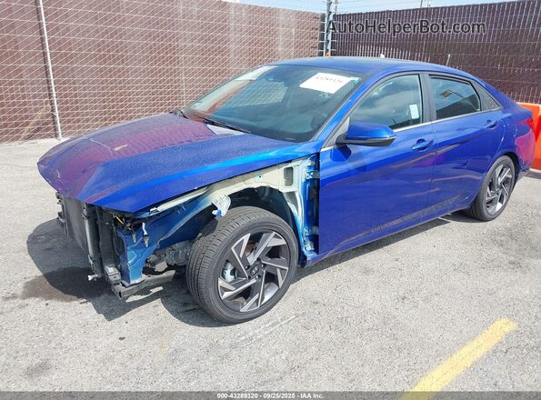 KMHLN4DJ7RU097384 2024 HYUNDAI ELANTRA HYBRID Blue 