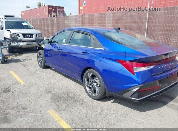 KMHLN4DJ7RU097384 2024 HYUNDAI ELANTRA HYBRID Blue 