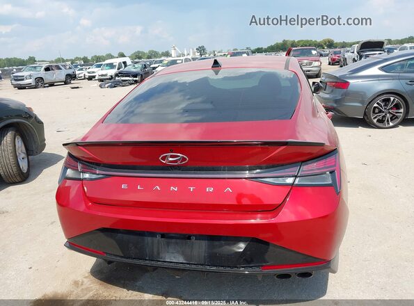 KMHLR4AF4NU295449 2022 HYUNDAI ELANTRA Red 