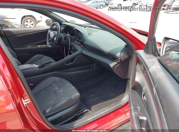KMHLR4AF4NU295449 2022 HYUNDAI ELANTRA Red Vista interior delantera
