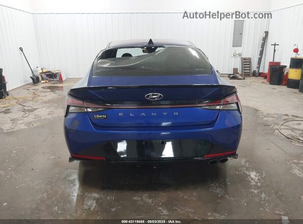 KMHLR4AF5MU170314 2021 HYUNDAI ELANTRA Blue 