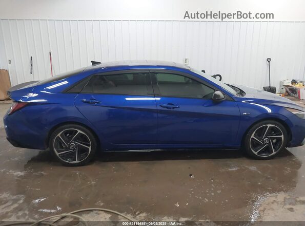KMHLR4AF5MU170314 2021 HYUNDAI ELANTRA Blue 