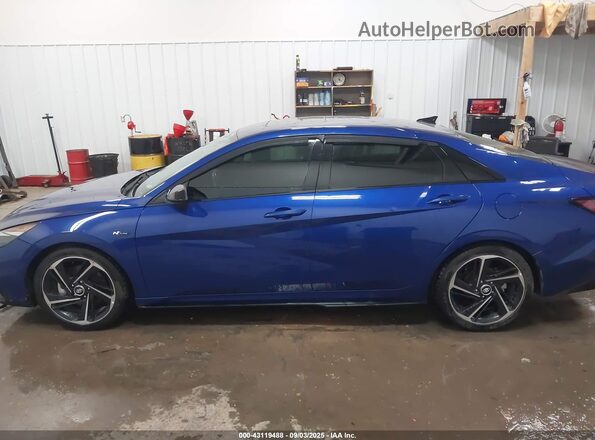 KMHLR4AF5MU170314 2021 HYUNDAI ELANTRA Blue 