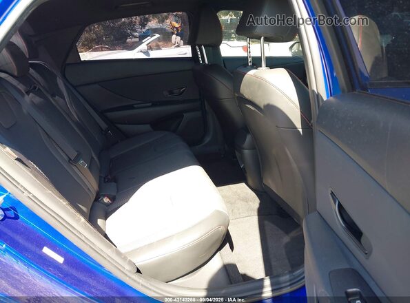 KMHLR4DF8RU813497 2024 HYUNDAI ELANTRA Blue Vista de la etiqueta del VIN
