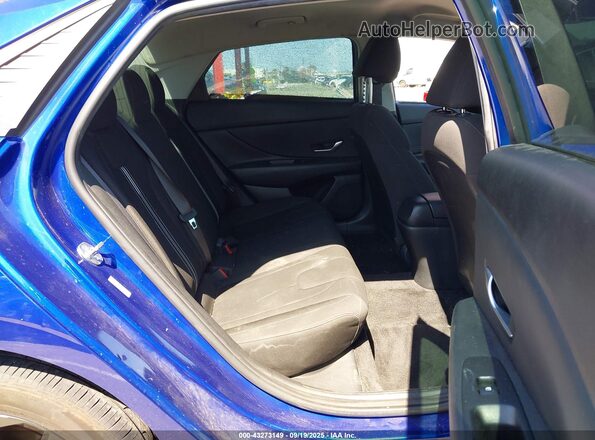 KMHLS4AG1NU313418 2022 HYUNDAI ELANTRA Синий Вид наклейки с VIN-кодом