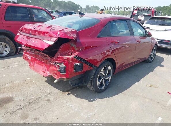KMHLS4AG2PU572793 2023 HYUNDAI ELANTRA Red Հետևի աջ