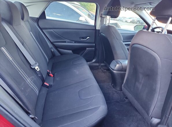 KMHLS4AG3NU264867 2022 HYUNDAI ELANTRA Красный Вид задних сидений