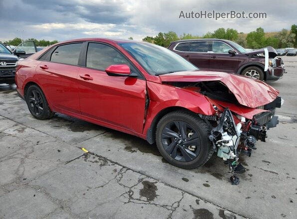 KMHLS4AG3NU264867 2022 HYUNDAI ELANTRA Красный Передняя правая четверть