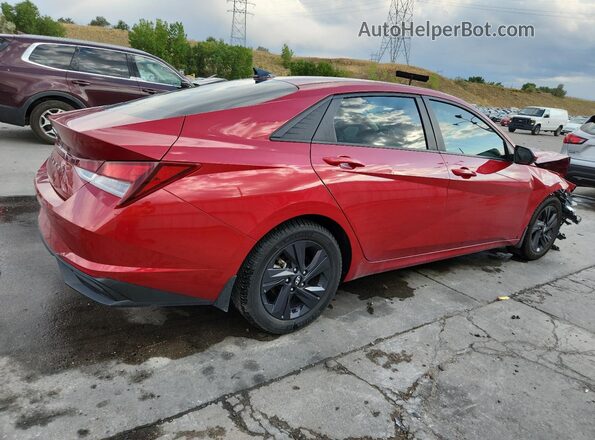 KMHLS4AG3NU264867 2022 HYUNDAI ELANTRA Красный Задняя правая четверть