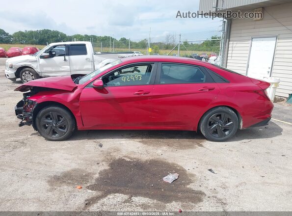 KMHLS4AG4NU232395 2022 HYUNDAI ELANTRA Red 