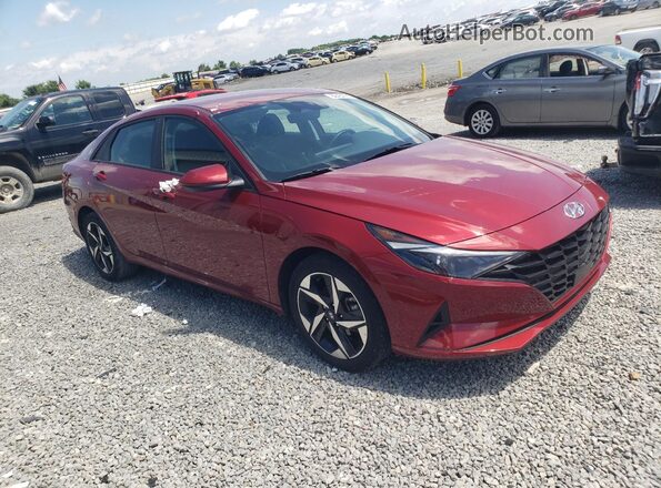 KMHLS4AG7PU610843 2023 HYUNDAI ELANTRA Red 