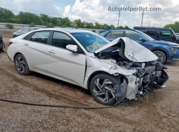 KMHLS4DG1SU894331 2025 HYUNDAI ELANTRA White Delantero derecho