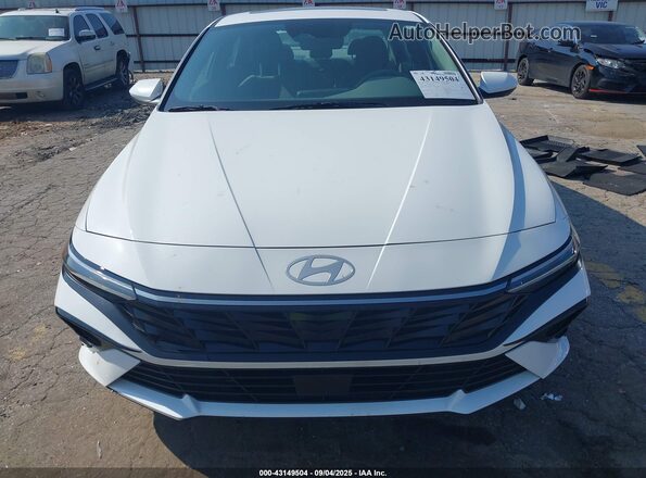 KMHLS4DG2SU945576 2025 HYUNDAI ELANTRA White Вид щитка приладів
