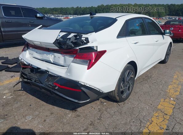 KMHLS4DG2SU945576 2025 HYUNDAI ELANTRA White Задня права чверть