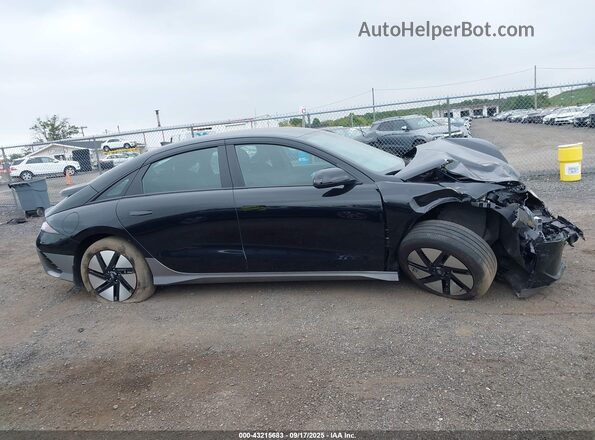 KMHM24AC9RA067002 2024 HYUNDAI IONIQ 6 Black Rear interior view