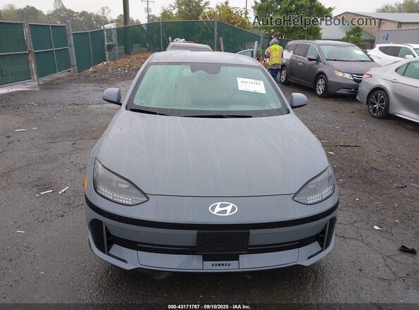 KMHM34AA1PA050445 2023 HYUNDAI IONIQ 6 Gray Widok zestawu wskaźników