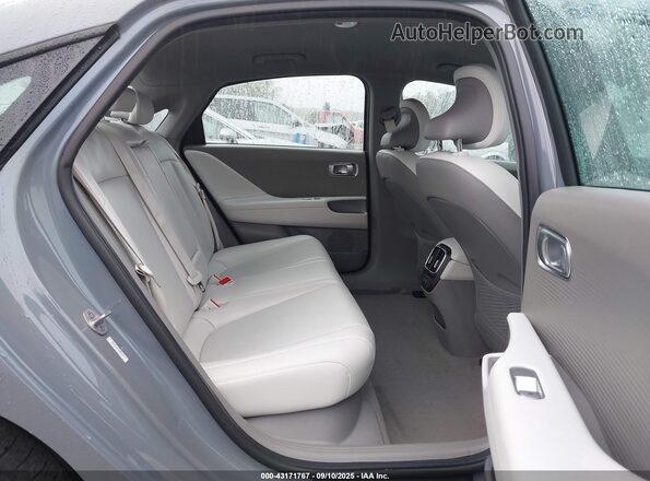 KMHM34AA1PA050445 2023 HYUNDAI IONIQ 6 Gray Widok naklejki z numerem VIN