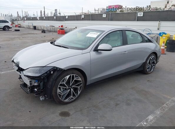 KMHM34AA6SA092313 2025 HYUNDAI IONIQ 6 Silver Przód lewy