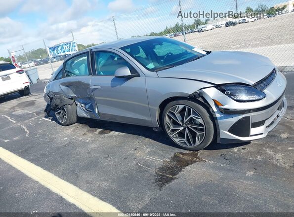 KMHM34AA7PA021418 2023 HYUNDAI IONIQ 6 Gray Widok z przodu