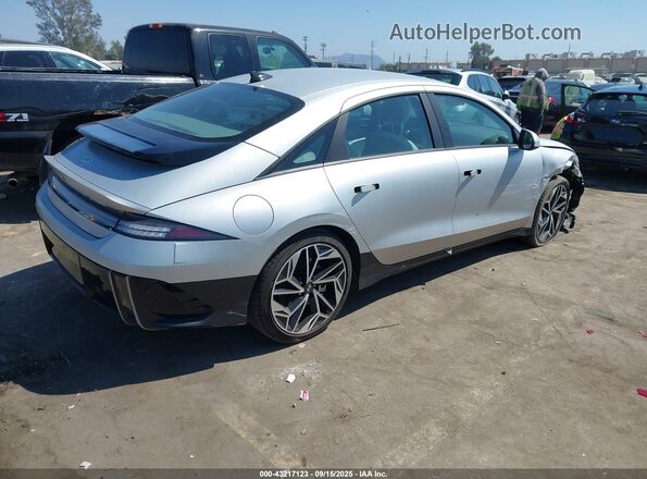 KMHM34AA7RA057399 2024 HYUNDAI IONIQ 6 Silver Trasero derecho