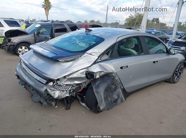 KMHM34AAXSA083386 2025 HYUNDAI IONIQ 6 Silver Tył prawy