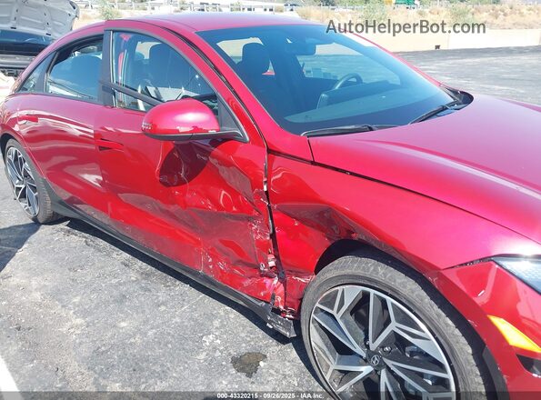 KMHM34AAXSA085994 2025 HYUNDAI IONIQ 6 Red წინა ხედი